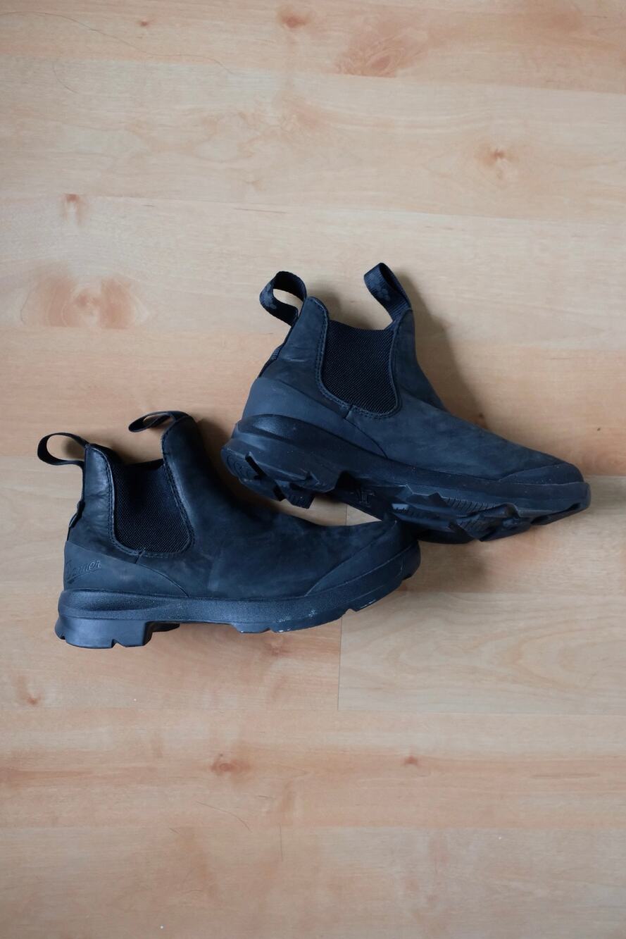 Danner Pub Garden Chelsea Boots Womens 7 Black Waterproof Leather Utility